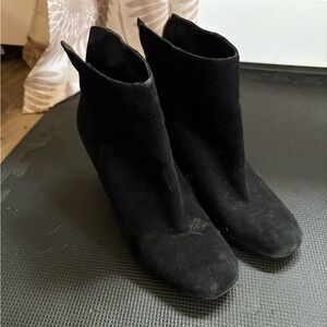 Nine West Black Ankle Boots, Size 8.5